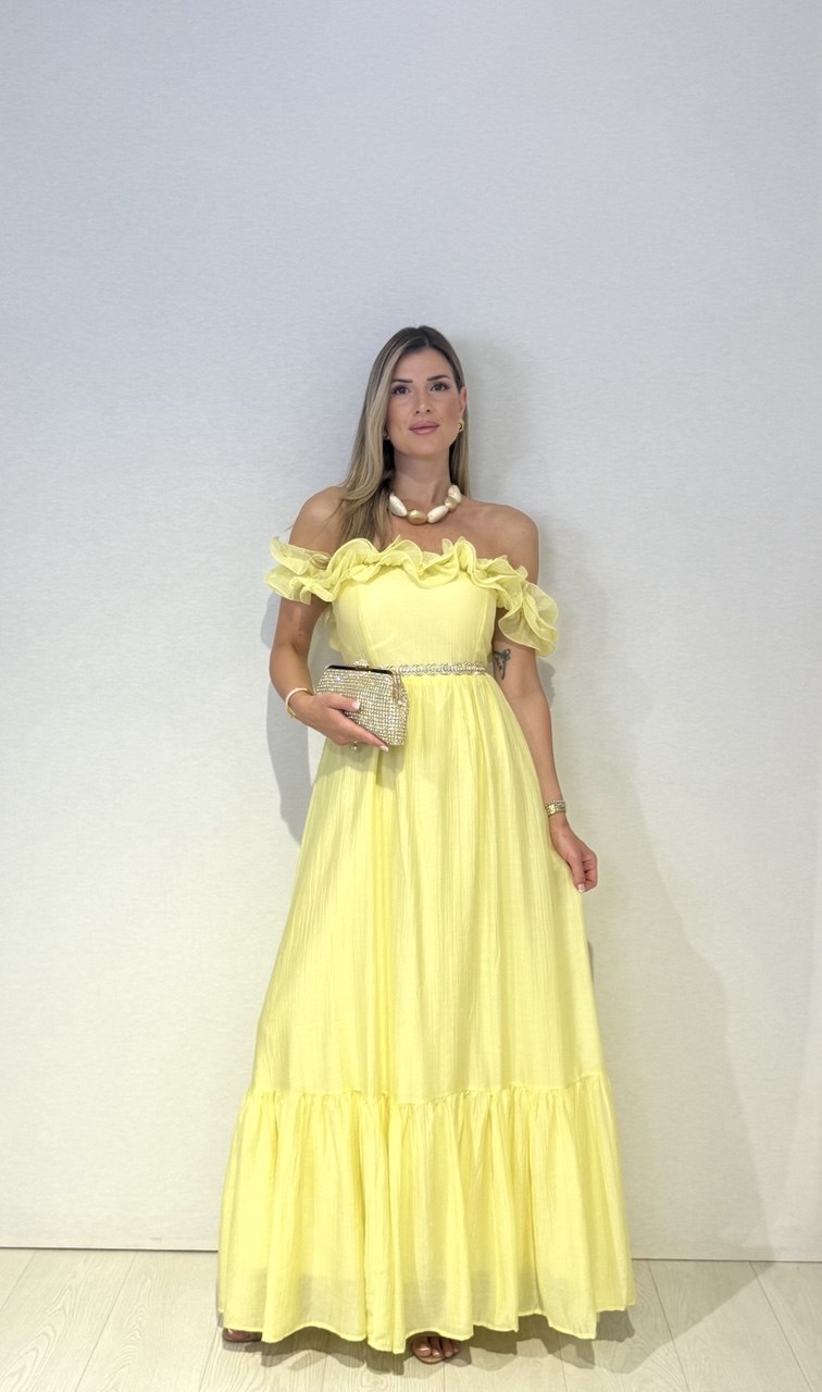 Abito Jasmine Giallo