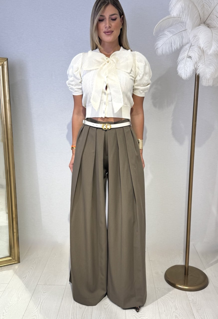Pantalone Taupe Flow