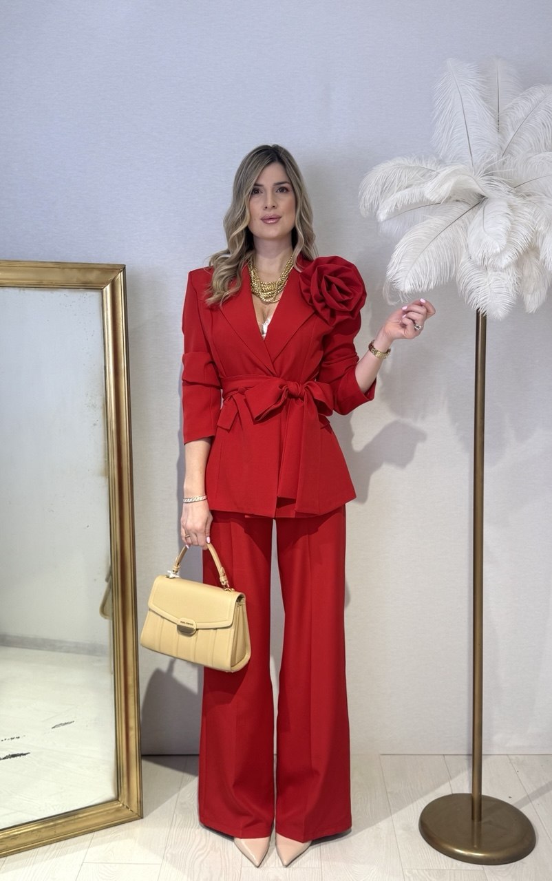 Tailleur Ellie Red