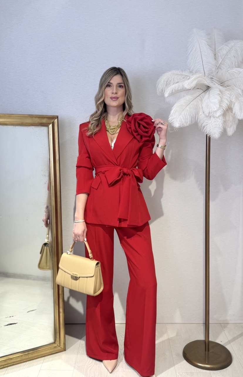 Tailleur Ellie Red
