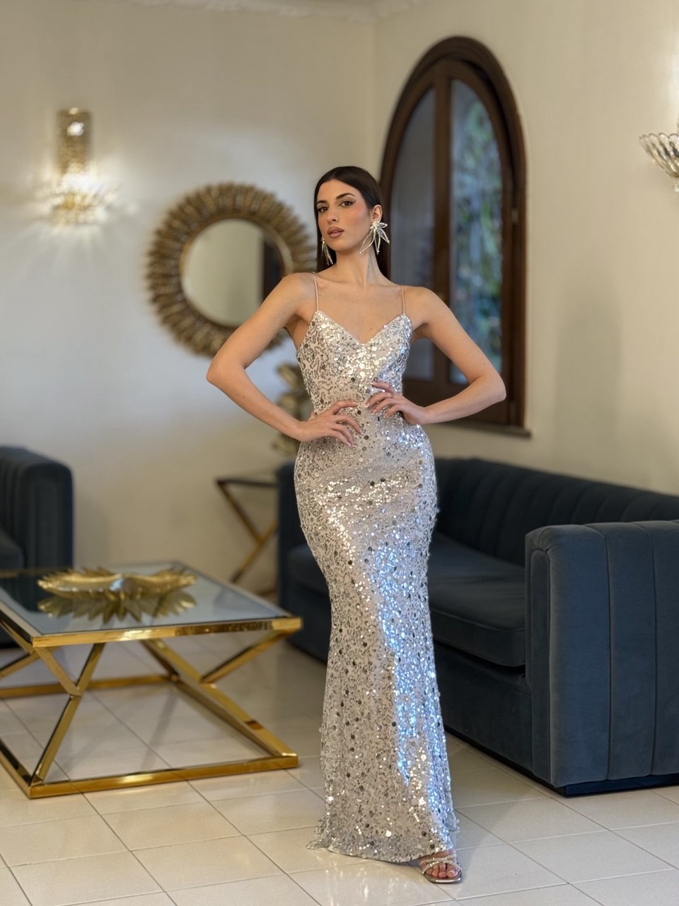 Abito Dress London Silver